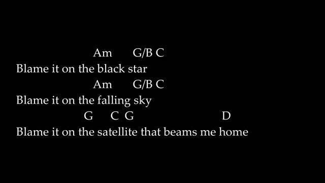 Chord Black Star- Radiohead