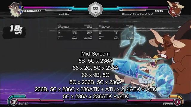 [Them's Fightin' Herds] pecks Combo Guide of Stronghoof смотреть онлайн