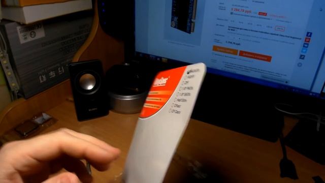 Распаковка SSD 256Гб на MSATA