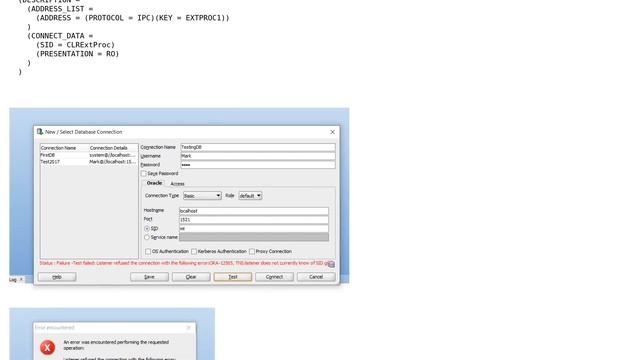Databases: Error ORA-12505 when connecting to Database Oracle 11g SQL Developer смотреть онлайн