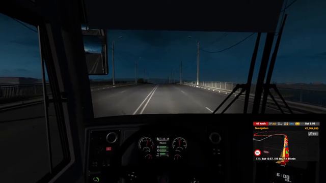 Euro Truck Simulator 2 Road to the Black Sea bus mod смотреть онлайн