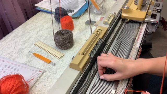 Вязание на машине урок второй