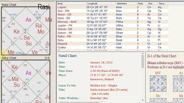 Стрелец в 6-м доме / Восходящий Рак / Школа Системной Йоги смотреть онлайн