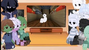 Реакция школы монстров на Майнкрафт для нубов {Gacha Club}