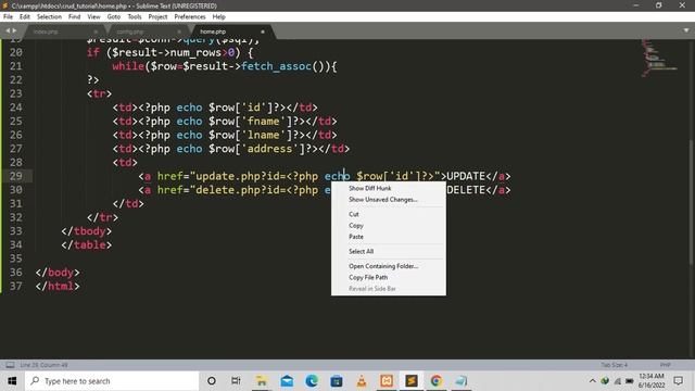 CRUD OPERATION IN 35 MINUTES WITH PHP FORM смотреть онлайн
