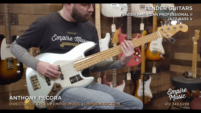Fender American Professional II Jazz Bass V - EMPIRE MUSIC смотреть онлайн