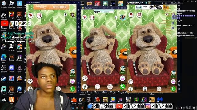 IShowSpeed Plays With 3 Talking Bens (FULL VIDEO) смотреть онлайн