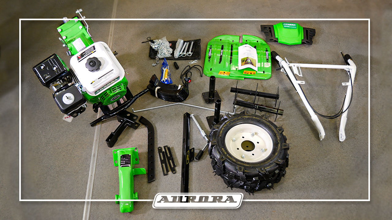 Aurora Country 1005. Сборка мотоблока смотреть онлайн