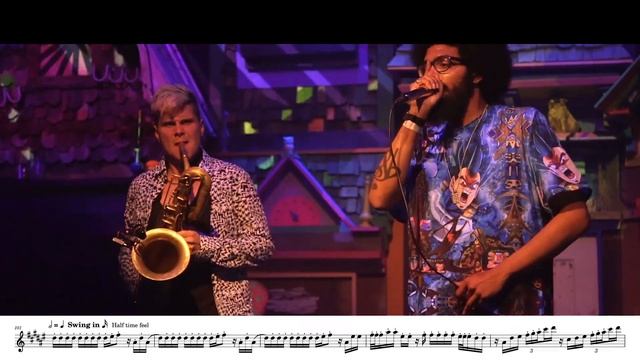 Transcription - Leo P: Sax jam in Meow Wolf with Honeycomb смотреть онлайн
