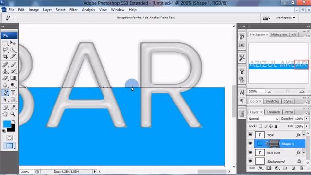 Adobe Photoshop CS3 Tutorial - Create Liquid Filled Glass Text Effects. смотреть онлайн