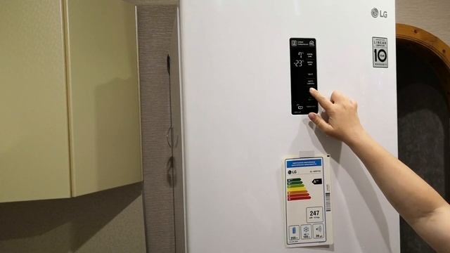 Как настроить температуру в холодильнике LG смотреть онлайн