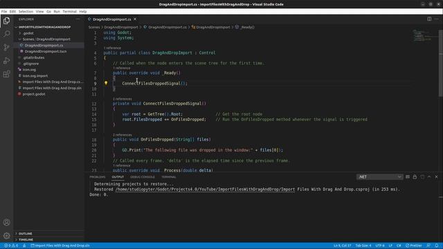 Godot 4 C# Tutorial #2 - How to Import files from your operating system with drag and drop. смотреть онлайн