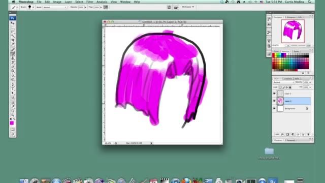 Adding Shadows to Anime Hair in Photoshop Basic Drawing in Photoshop YouTube смотреть онлайн