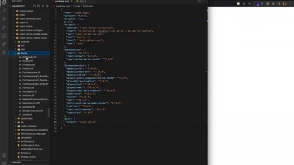 React Native Vector Icons setup for both Android and IOS 2023 | react-native-vector-icons