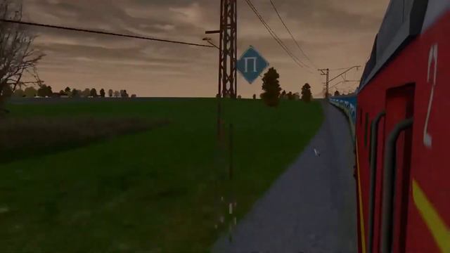 От Рестова до Энергограда за 10 минут || RTrainSim // RTS