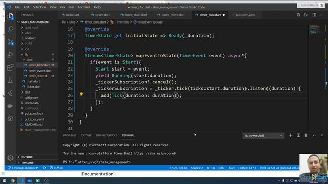 71- Flutter State Management - Bloc Pattern Timer Application Part 2 Bloc смотреть онлайн