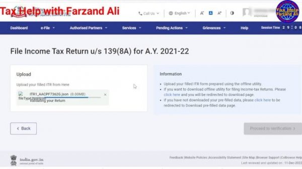 Caught Error Description as Null Error in Updated ITR U | How to Solve error in Updated ITR | error