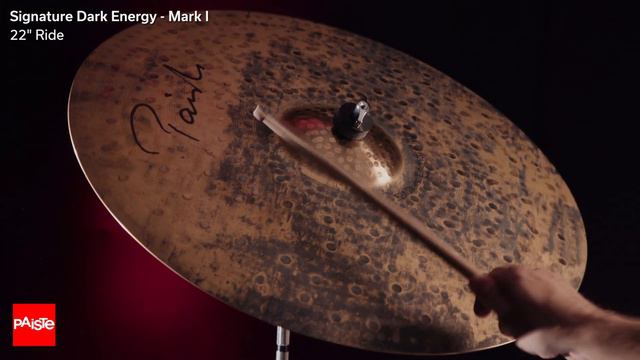 PAISTE Signature Dark Energy MK I Ride 22" played by Noah Fürbringer (SOUND DEMO) смотреть онлайн