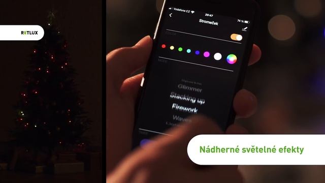 Smart WI-FI vánoční řetězy RETLUX смотреть онлайн