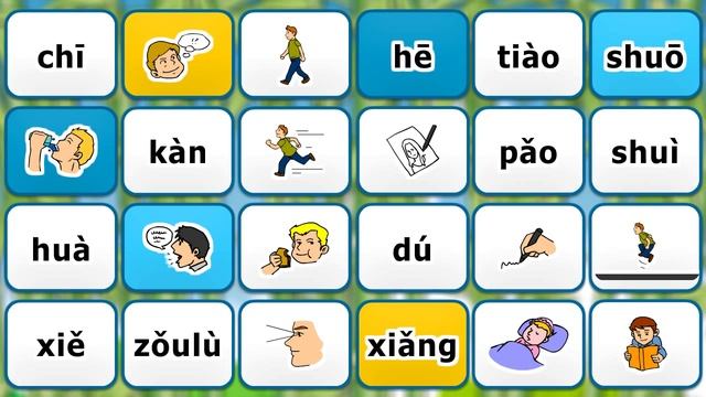 Learn Chinese in 3 easy steps: Verbs - dòngcí - 动词 English - Pinyin - Chinese Characters смотреть онлайн