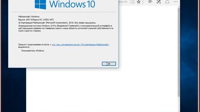 Windows 10 Insider Preview 14393.447 на Virtualbox смотреть онлайн