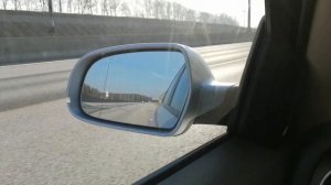 Отклеился зеркальный элемент Audi A4 B8 FL после морозов -25