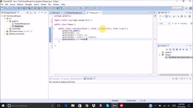 Java Programming Tutorial (with LWJGL) #3 - Basic Shapes смотреть онлайн