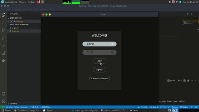 Login pages | Python | KV Project смотреть онлайн
