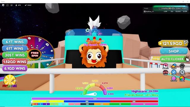 Race Clicker Redeeming Royal Lion Plushy Code Introducing BinTheRizz | Roblox смотреть онлайн