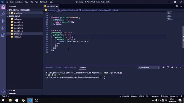 Como usar Promise, Async e Await - NodeJS смотреть онлайн