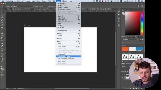 Build a responsive website tutorial 5 - Creating a photoshop grid смотреть онлайн