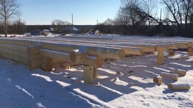 Сруб 5.8х7.8 по осям +терраса в Рязанскую обл., Солотчинский район. 89271904521. смотреть онлайн