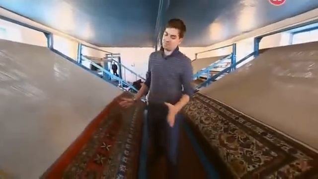 Как делают ковер ручной работы? смотреть онлайн