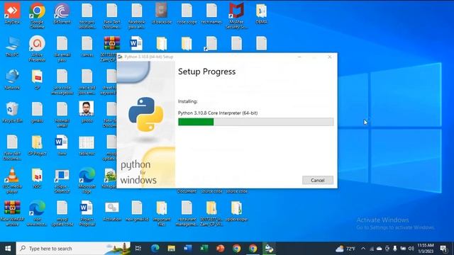 How to download and Install Python 3.10.8 on Windows 10 смотреть онлайн