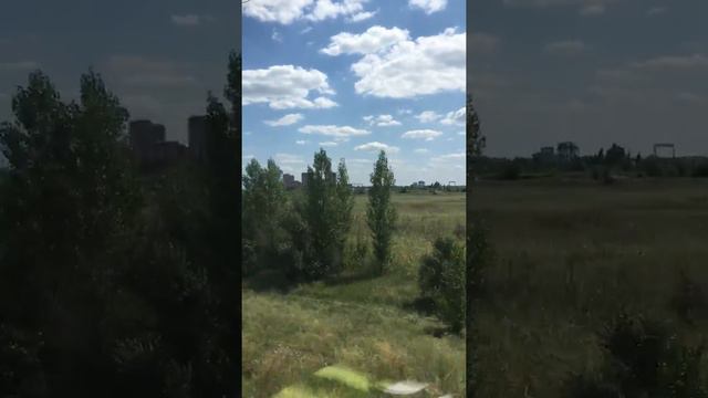 Из окна поезда. Город Ростов на Дону смотреть онлайн