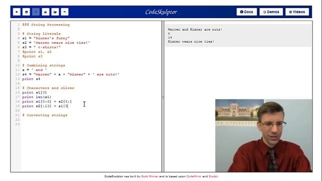 5 2 String processing 1146 | Python Tutorial смотреть онлайн