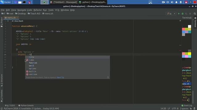 Make a GUI menu with bash scripts смотреть онлайн