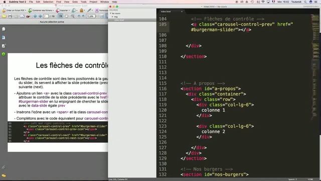 Bootstrap 03 : intégration d'un carousel/diaporama d'images смотреть онлайн