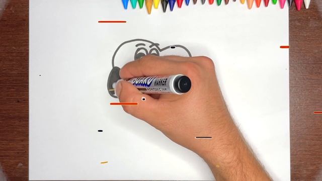 Как нарисовать собачку | How to draw a dog | рисование собаки для детей смотреть онлайн