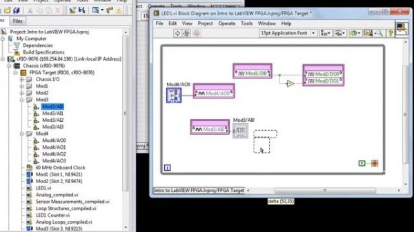 Using Analog Inputs and Outputs in LabVIEW FPGA