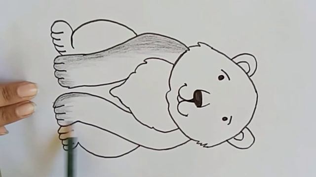 How to draw bear drawing |Easy bear sketch step-by-step for beginners |pencil sketch #artandfun смотреть онлайн