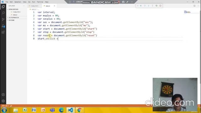 Make Stopwatch using Pure JavaScript | Website Coder смотреть онлайн