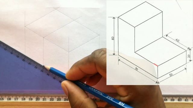 How to draw an Isometric Projection | Exercise 5 |Beginners смотреть онлайн