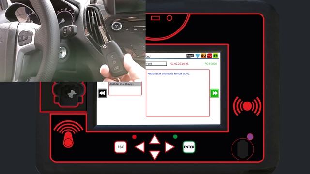 Ford Tourneo Courier 2022 KAYIP ANAHTAR PROGRAMLAMA