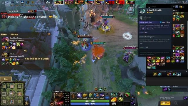 SAND KING BEST MAGIC SKILL COMBO - Full Game Dota 2 Custom Hero Chaos смотреть онлайн