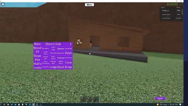 Roblox Lumber Tycoon 2 krnl hack Shiro's hub смотреть онлайн