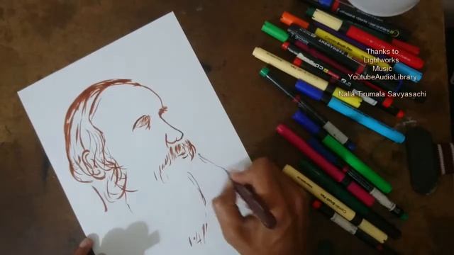 How To Draw Leo Tolstoy || one of the greatest authors of all time || Russian writer смотреть онлайн