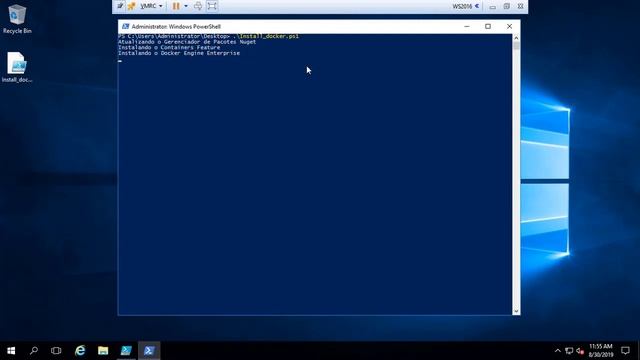 Instalando Docker no Windows Server 2016 смотреть онлайн