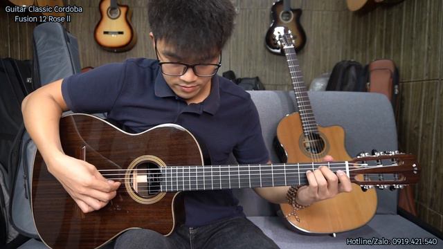 Trên Tay Guitar Cordoba Fusion 12 Rose II 2023 Phiên Bản Giới Hạn - Thân Nguyễn Guitar смотреть онлайн