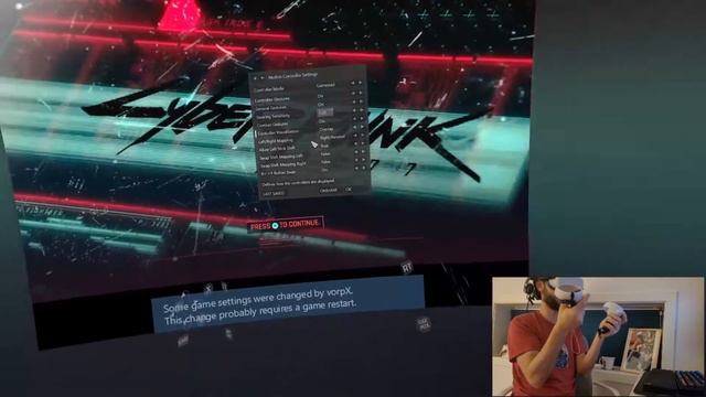Cyberpunk 2077 in VR with VorpX free with motion controller support смотреть онлайн